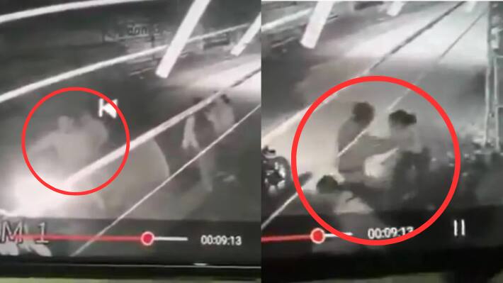 lucknow teen girls harassment phone snatching incident caught on cctv