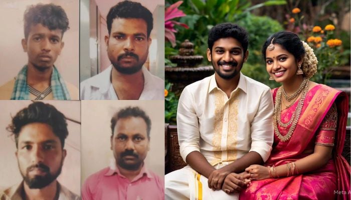 Gadag court death sentence given 4 accused to who murder of love married young couple sat