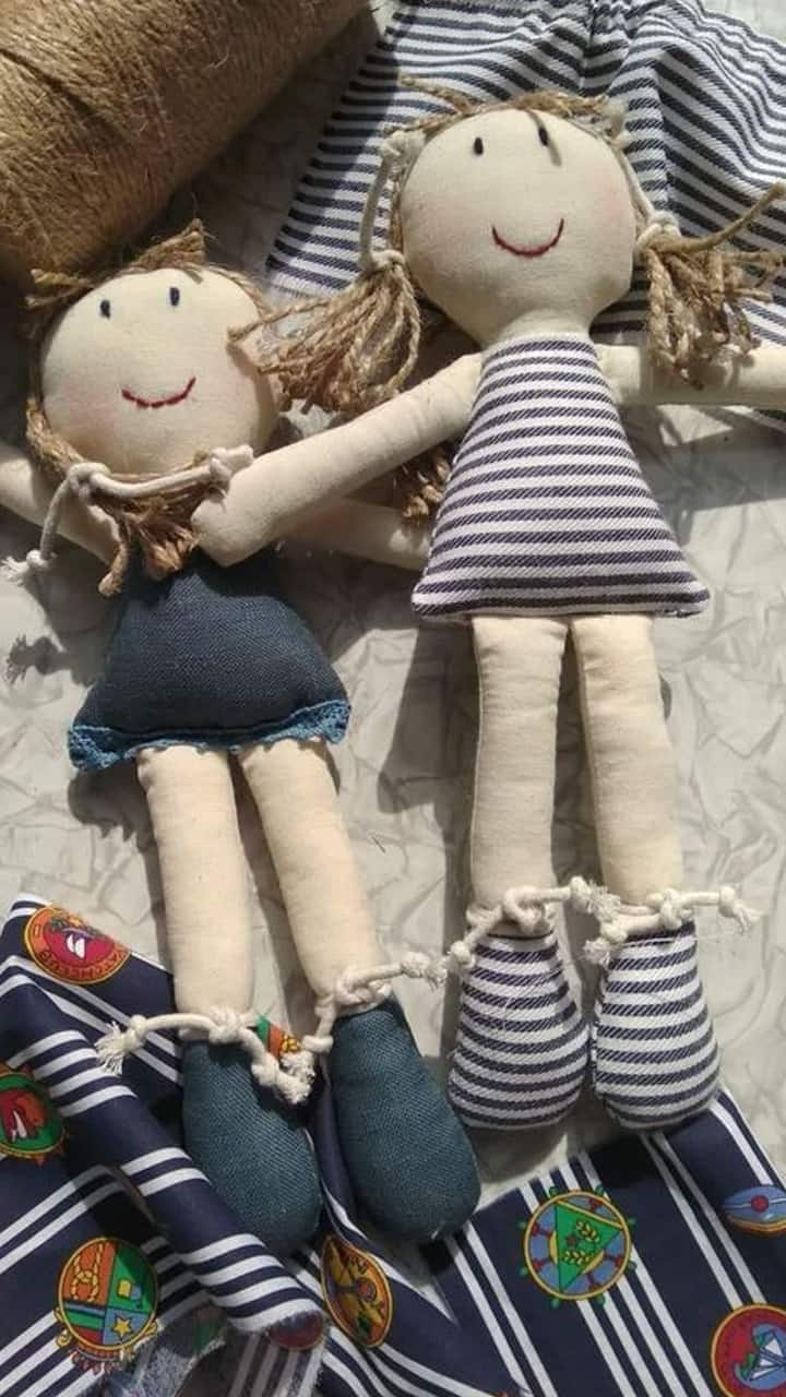 DIY Doll Crafts from Leftover Fabric Scraps rav