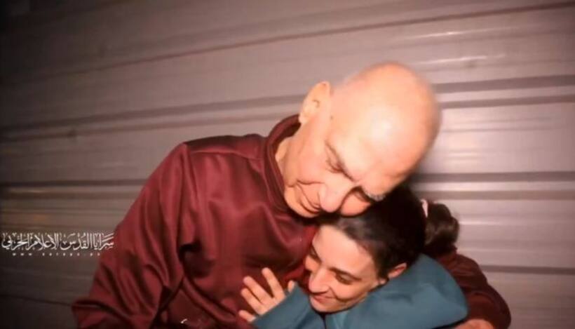 Gaza ceasefire deal: Islamic Jihad releases video of Israeli hostages hugging, smiling before freedom (WATCH)