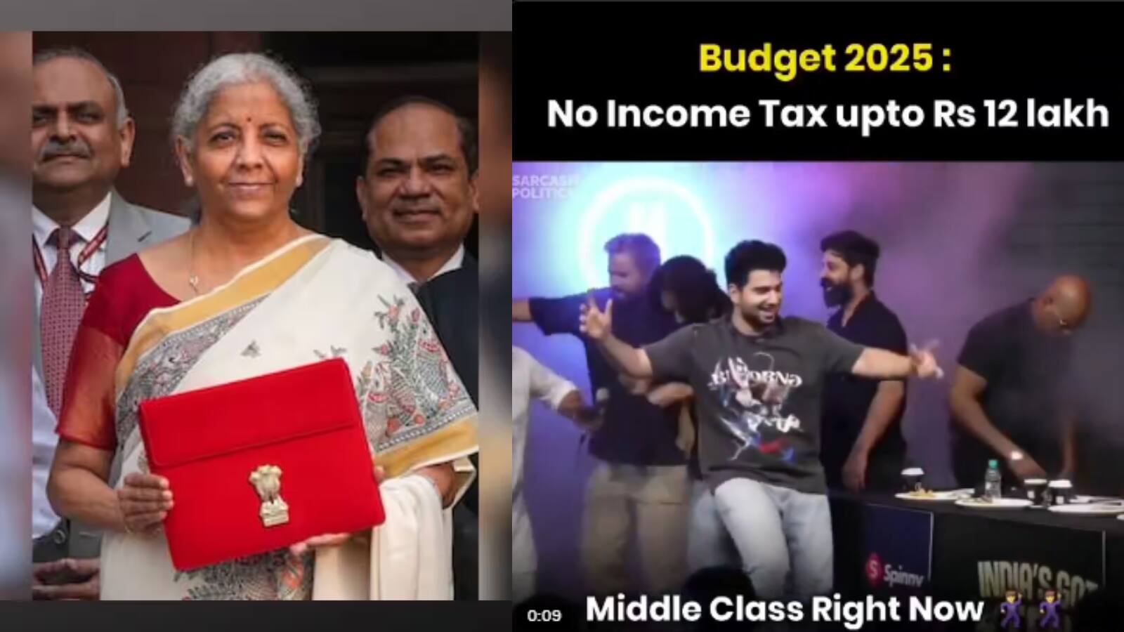 Budget 2025 Memes on Social Media Platform X 