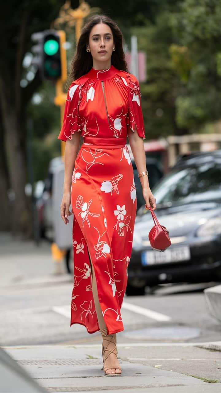 Impress your boyfriend with Mothers Old Red Saree on Valentines Day