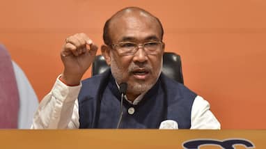 Manipur CM N Biren singh tender his resignation from Chief minister post Political unrest Manipur CM N Biren singh tender his resignation from Chief minister post Political unrest