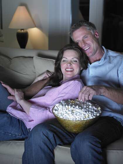 Plan a movie night at home