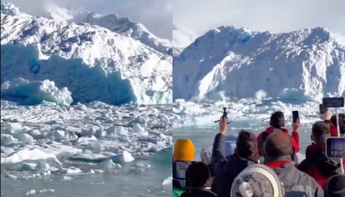 Tourists stunned by rare sight of rotating iceberg in Argentina, WATCH viral video dmn