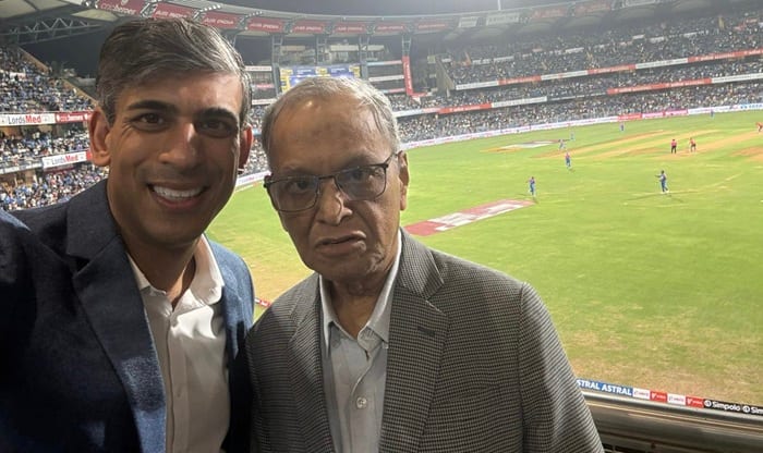 Narayana Murthy trolled again for attending India vs England t20 on Sunday 