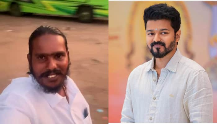 malayali fan unnikannan finally meets his idol thalapathy vijay at jana nayagan location at chennai