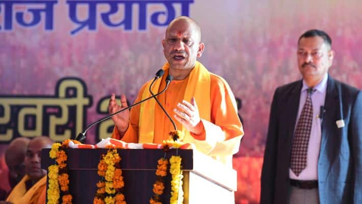 Yogi Adityanath Inaugurates Buddhist Mahakumbh Yatra mrq