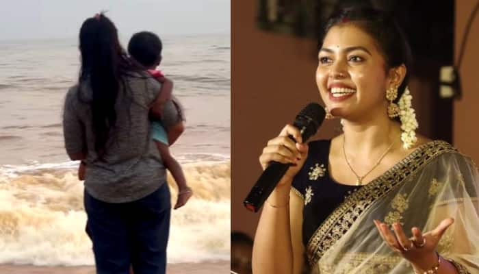 mridhula vijai wishes happy birthday to the daughter of her sister