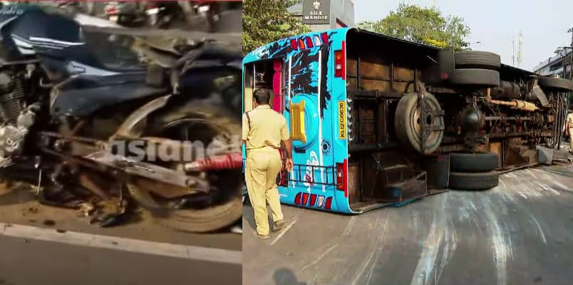  Kozhikode Private bus accident; biker, who was being treated for serious injuries, died