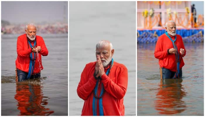 'Filled with spirit of devotion': PM Modi sends message after taking holy dip in Triveni Sangam; SEE post shk