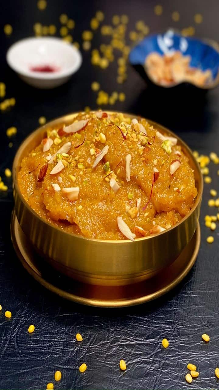 Wedding Style Moong Dal Halwa Recipe san