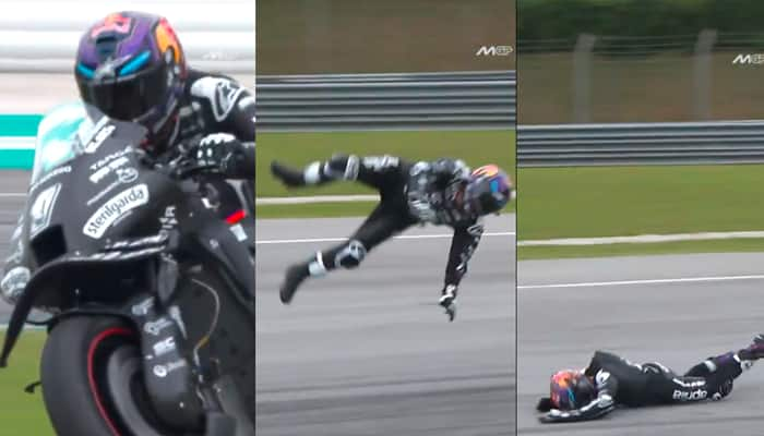 Racer Jorge Martin hospitalized after crash at MotoGP Champion Malaysia