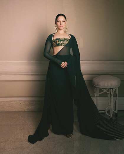 Dark Green Dress