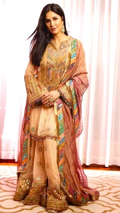 Multicolor Sharara Suit