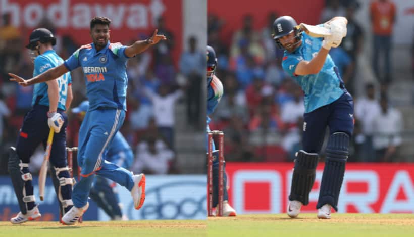 IND vs ENG, 1st ODI: Debutant Harshit Rana smashed for 26 runs by Phil Salt in an over (WATCH)