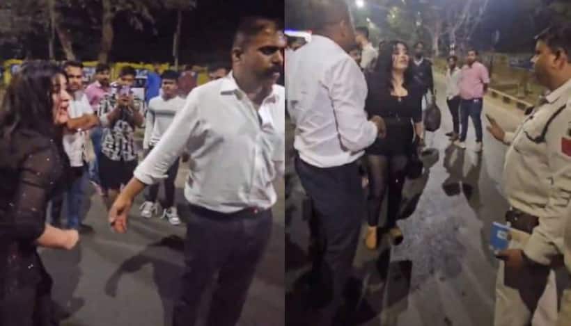 Drunk Russian woman causes chaos in Raipur after crashing car into 3 men; video goes viral (Watch)