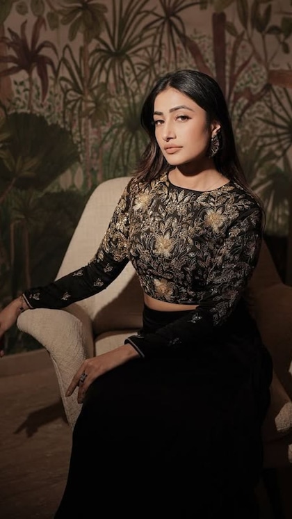 Slaying in a beautiful dress