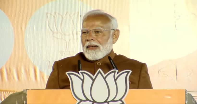 PM Modi slams 'AAP da' after BJP sweeps Delhi, says 'Governance not platform for nautanki' (WATCH)