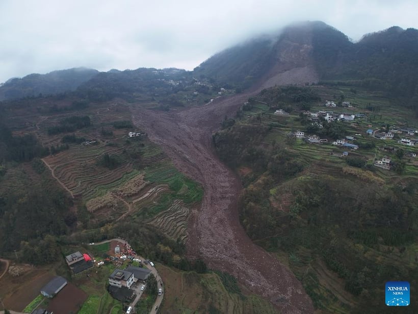 China: At least 29 people missing after landslide in Sichuan, rescue operations underway (WATCH)