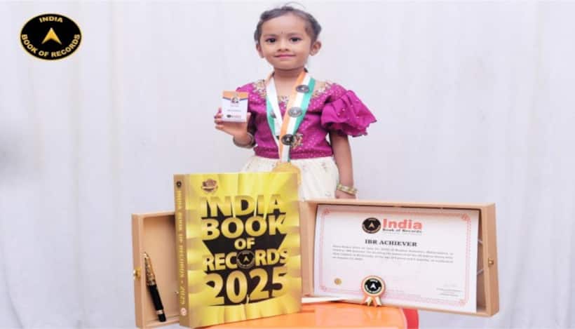 Mysuru girl, 4, enters India Book of Records by naming all states and capitals in 40 seconds