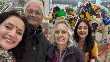 Daughters Travel from California to Fulfill Fathers Mahakumbh Wish mrq Daughters Travel from California to Fulfill Fathers Mahakumbh Wish mrq