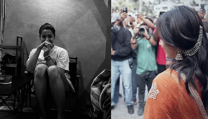 కాషాయపు దుస్తుల్లో రష్మిక