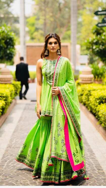 1. Printed Sharara Suit