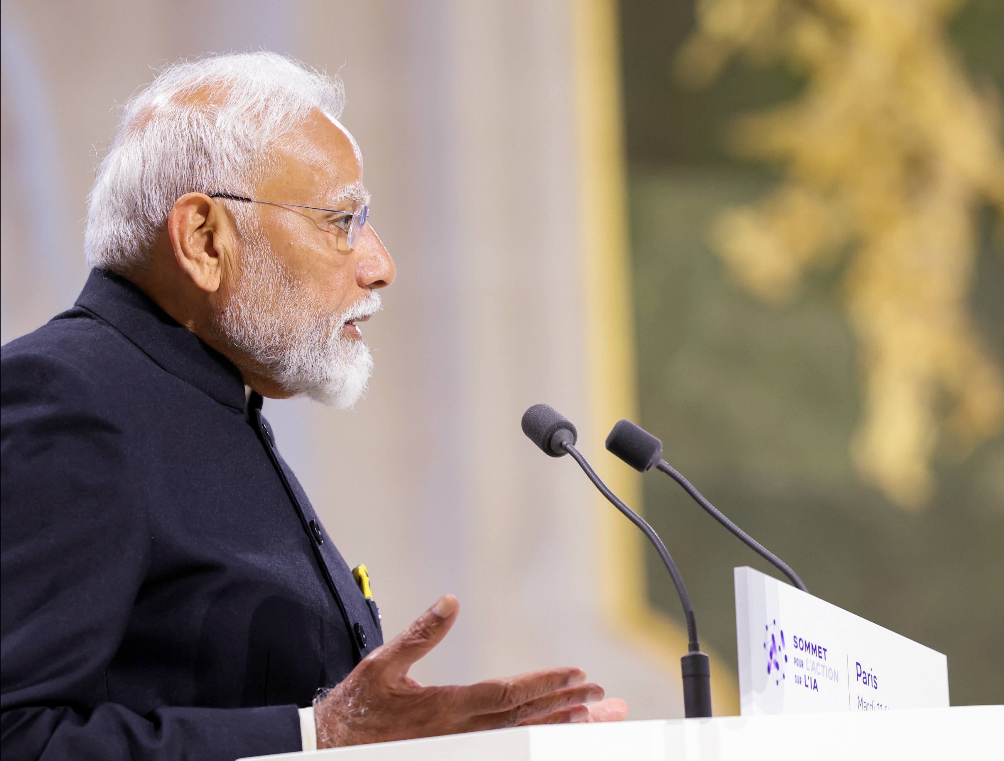 PM Modi in AI Summit