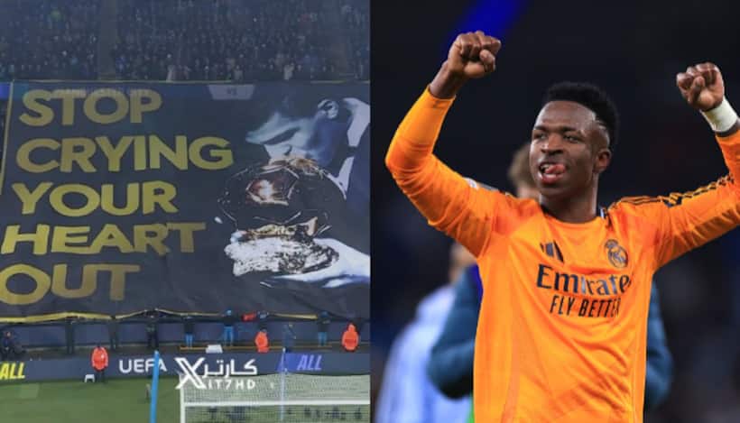 Champions League: Real Madrid troll Man City fans for Rodri Ballon d'Or poster mocking Vinicius Jr after win