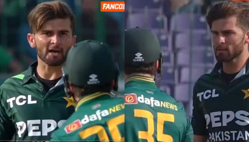 PAK vs SA: Shaheen Afridi involved in a heated altercation with Matthew Breetzke in ODI tri-series (WATCH)