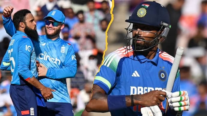 హ‌ర్దిక్ పాండ్యా, ఆదిల్ ర‌షీద్, Adil Rashid, Hardik Pandya