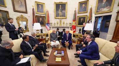 PM Modi Addresses Russia Ukraine War at Trump Meeting Emphasizing Peace san PM Modi Addresses Russia Ukraine War at Trump Meeting Emphasizing Peace san