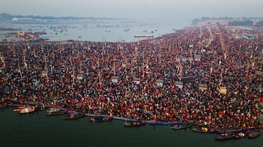 Mahakumbh Mela Sanatan enthusiasm peak from North to South India Mahakumbh Mela Sanatan enthusiasm peak from North to South India