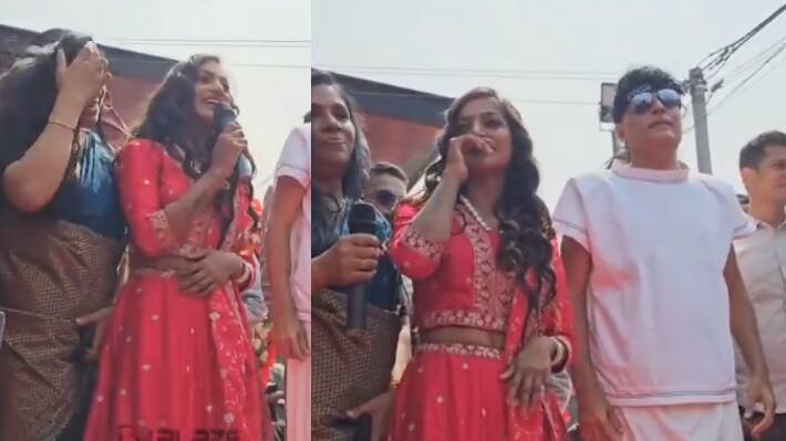 monalisa viral video happy valentines day mahakumbh 2025 kerala jewellery event