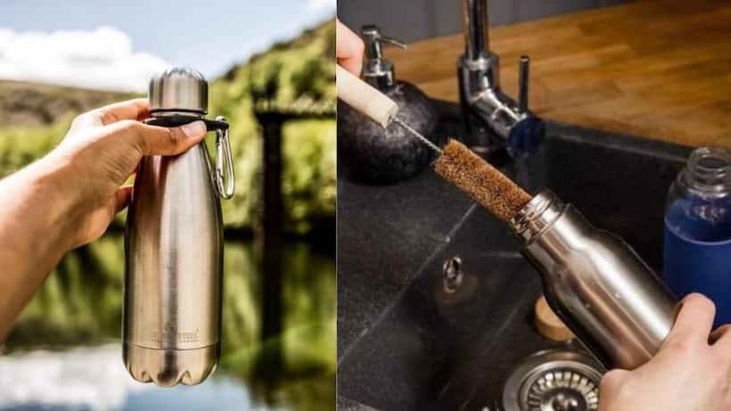 How to clean steel water bottle