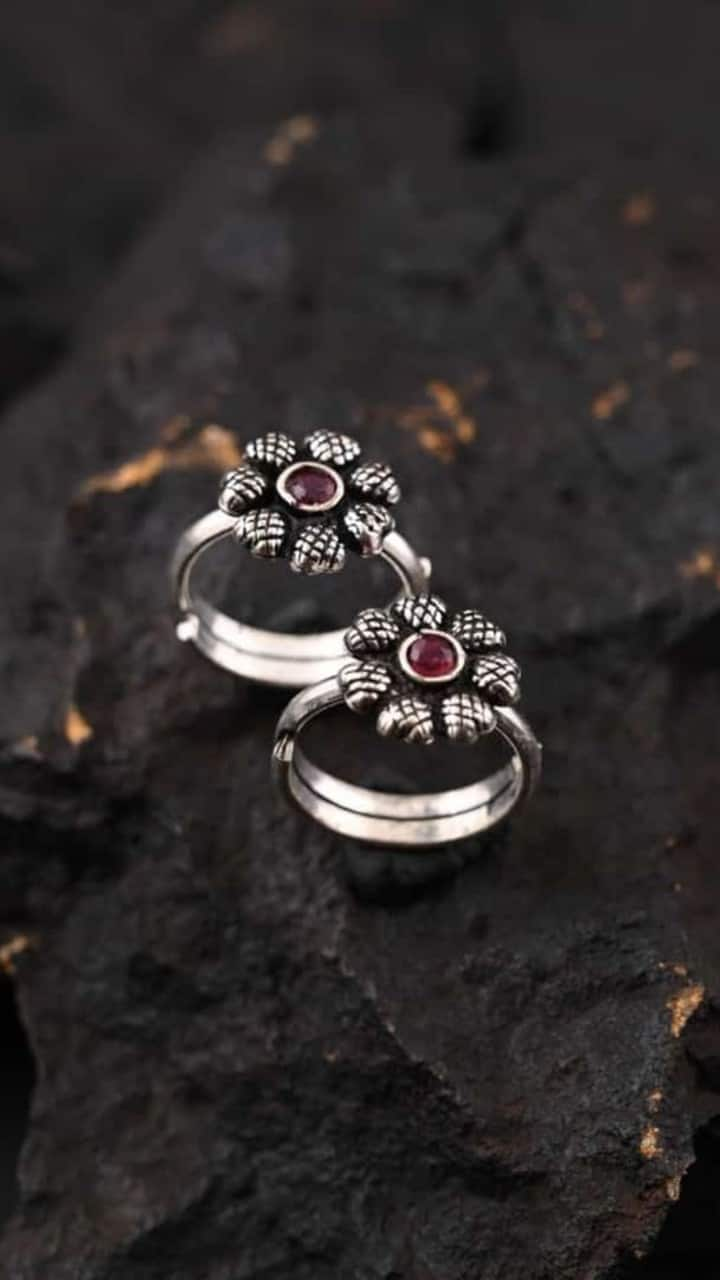 latest silver toe ring designs stylish foot jewelry