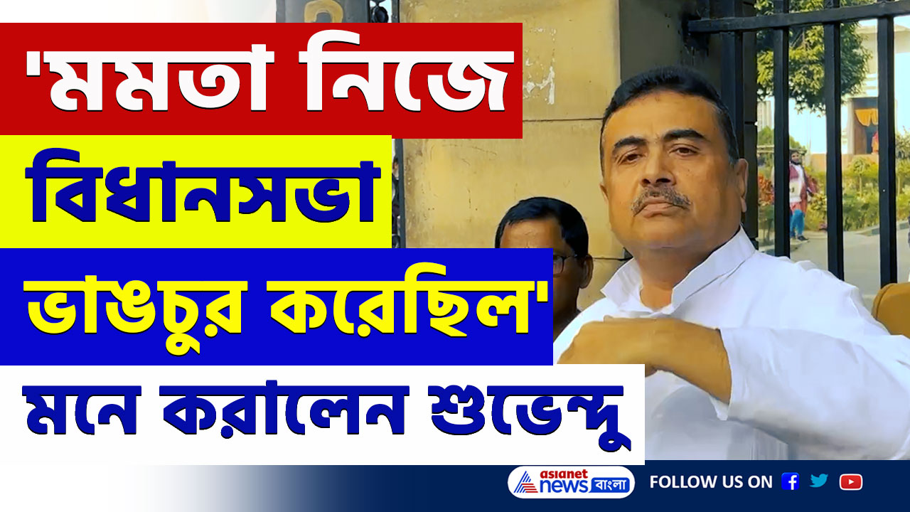 'আমরা কাগজ ছিঁড়েছি, মমতা নিজে বিধানসভায় ভাঙচুর করেছিল' ঝড় তুললেন শুভেন্দু