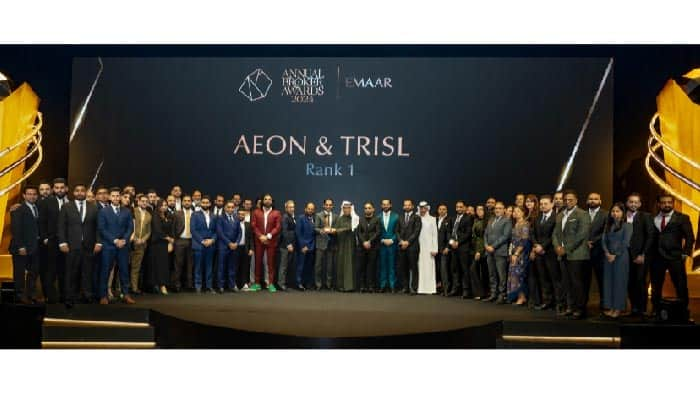 Aeon & Trisl Group Makes History, Secures No.1 Spot at Emaar Awards for Second Consecutive Year 