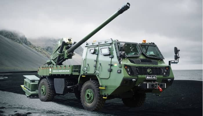 Kalyani Group unveils MArG 45 at IDEX Abu Dhabi 2025; know in detail about the mobile gun system dmn