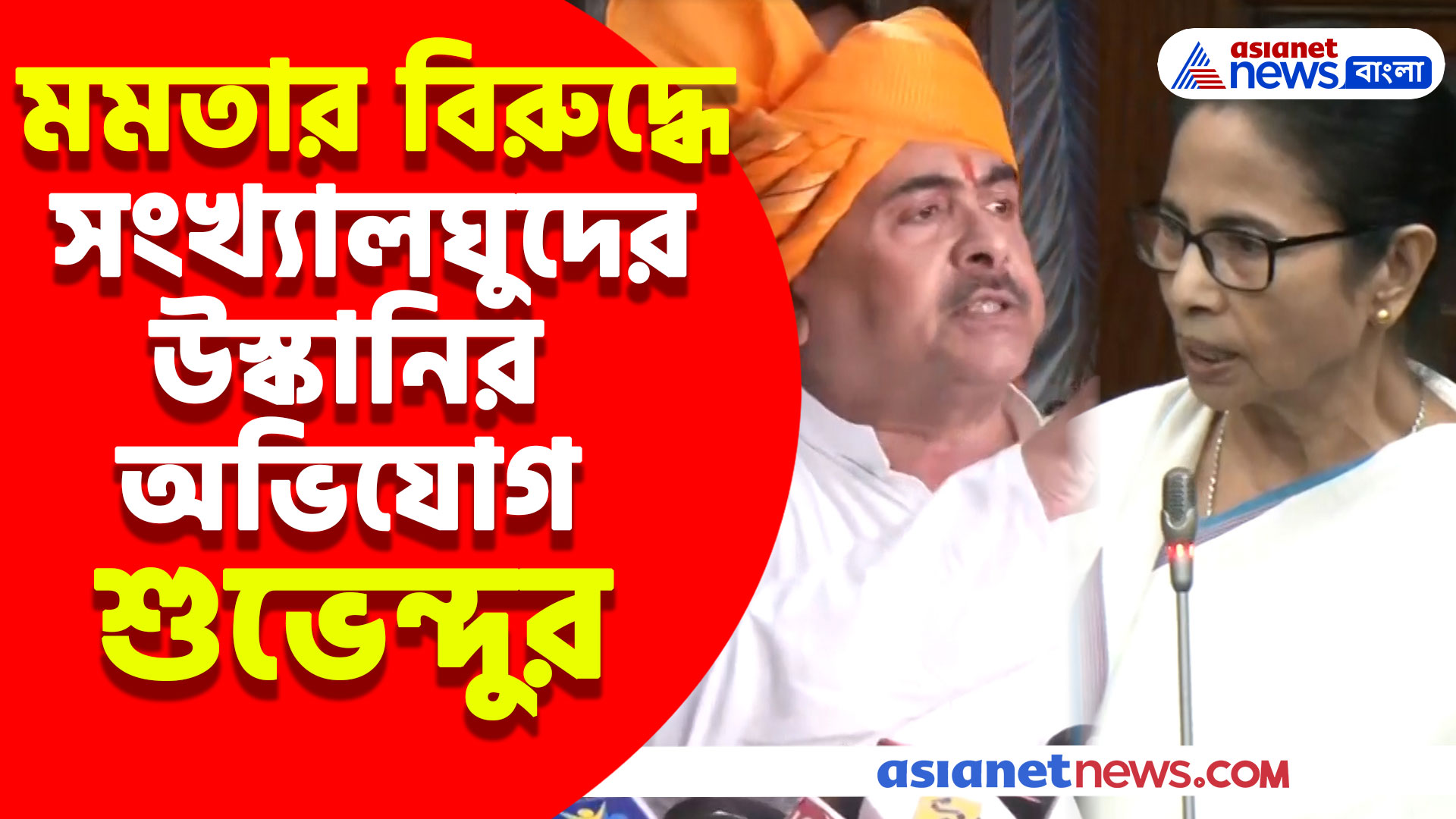 মমতার বিরুদ্ধে সংখ্যালঘুদের উস্কানির অভিযোগ শুভেন্দুর, দেখুন কী বলছেন বিরোধী দলনেতা