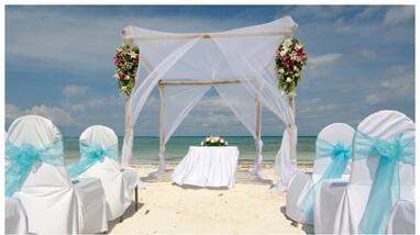 groom reached his own wedding venue by skydiving from a height of 5000 feet groom reached his own wedding venue by skydiving from a height of 5000 feet