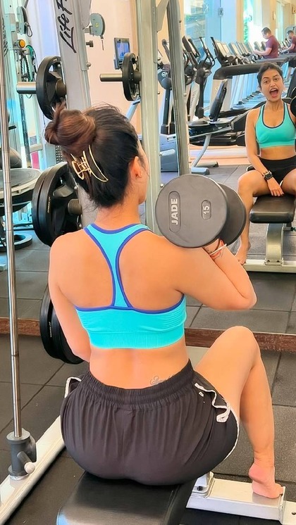 Dhanashree Verma Does HIIT Workout