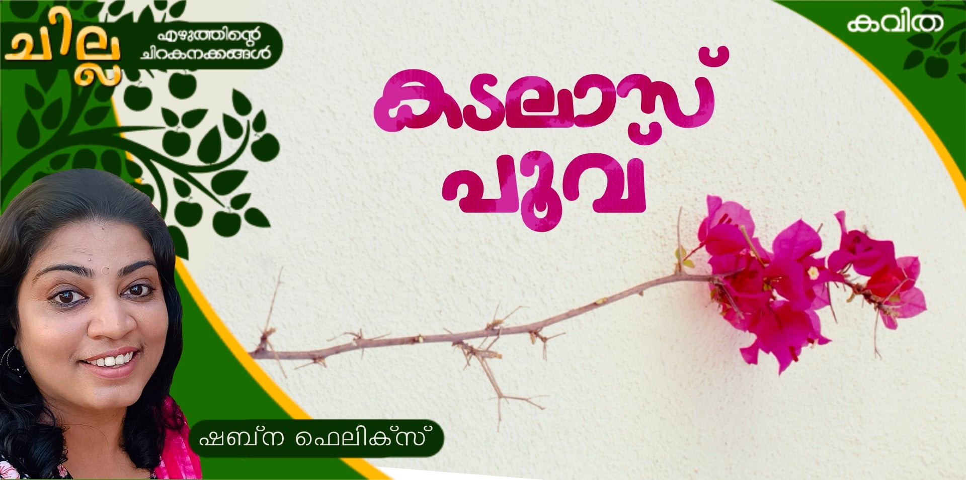 chilla Malayalam poem by Shabna Felix