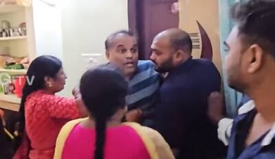 Hyderabad official caught with another woman, wife thrashes her; video goes viral (WATCH)