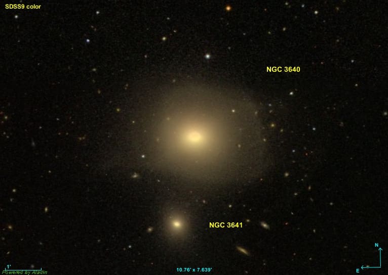 NGC 3640 Galaxy