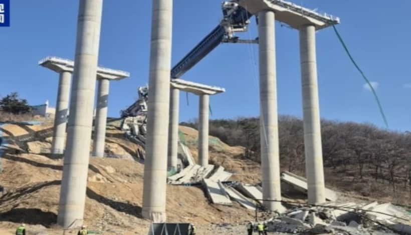 Under construction bridge collapse in South Korea kills 3, injures 5; dramatic video surfaces (WATCH)