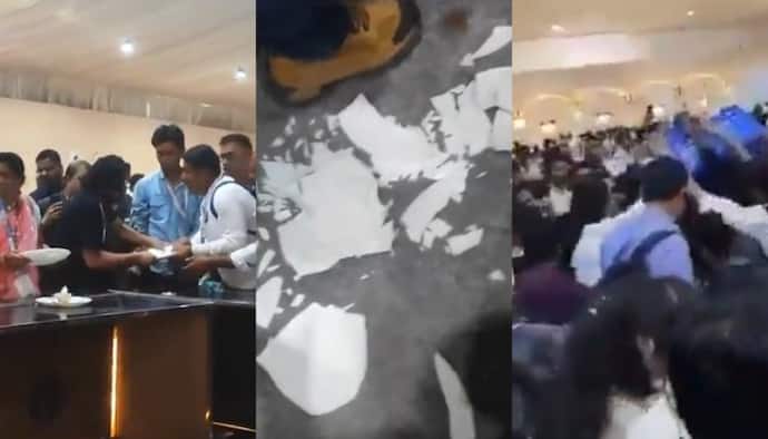 Chaos at MP Investors Summit: Viral video shows attendees clashing over food (WATCH)