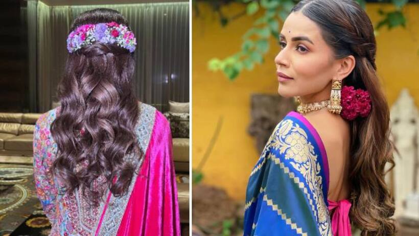 fancy hairstyle for ethnic look