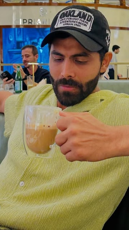 Ravindra Jadeja enjoys coffee date in Dubai– Fans react [PHOTOS]